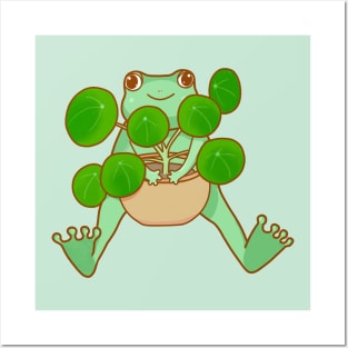 Frog Plant Therapy Posters and Art